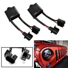 H4-To-H13 Jeep Wrangler JK Anti-Flicker Decoders For Any 7
