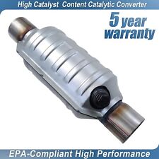 2.25 inch Catalytic Converter Universal EPA Stainless Steel Weld-On Highflow picture