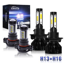 4Side Combo LED Headlights + Fog Bulbs Kit For Jeep Patriot 2007-2015 2016 2017 picture