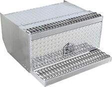 Aluminum Diamond Plate Step Tool Box Battery Box 30'' For Peterbilt 378 379 389 picture