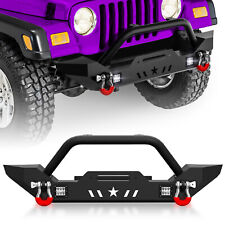Front bumper w/ Built-in Winch Plate for 87-2006 Jeep Wrangler TJ YJ LJ 2/4 Door picture