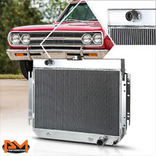 For 64-67 Chevy Chevelle/El Camino MT L6/V8 3-Row Aluminum Core Cooling Radiator picture
