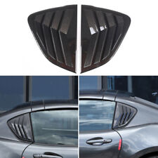 Carbon Fiber Rear Side Window Louver Shutter Cover Trim For Mazda MX-5 2016-2023 picture