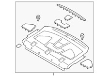 Genuine Ford Package Tray DS7Z-5446668-CC picture