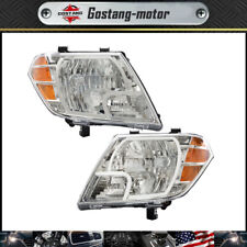 Headlight Assembly LH+RH For 2009-2020 Nissan Frontier Truck Chrome Clear Pair picture