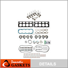 Head Gasket Set Intake Exhaust Valves Fit 10-13 Chevrolet Cadillac GMC 6.0L picture