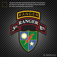 3rd Ranger BN with 75th Ranger Regiment Insignia Sticker battalion rangers 3d picture