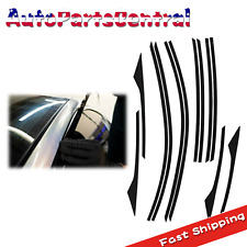 New Glossy Black Chrome Delete Blackout Window Trims 2020 for Honda Accord picture