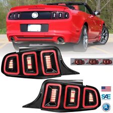 Tail Lights For 2010 2011 2012 2013 2014 Ford Mustang Sequential Brake Lamps picture