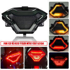 Integrated LED Tail Light Brake Turn Signal For Yamaha R3 MT03 MT25 MT07 FZ07 picture