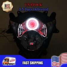 NT Front Headlight HALO Red Angel Eye Fit for Suzuki 2005-2006 GSXR1000 K5 a009 picture