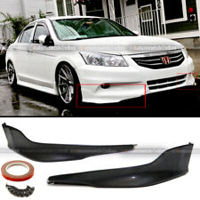 Fit 11 12 Honda Accord 4DR OE Style Unpainted Front Bumper Lip Spoiler Aprons  picture