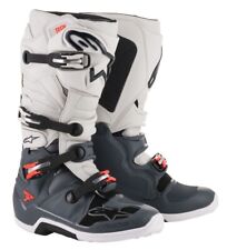 Brand New Alpinestars Tech 7 MX Enduro Boots DARKGRY/LGHTGRY/RED Size 8 picture