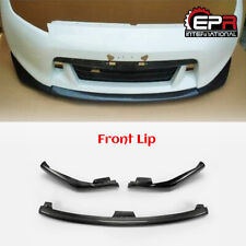 For Nissan Z34 370Z Zenki 09-12 JDM Carbon Fiber + FRP Front Bumper Lip (3Pcs) picture