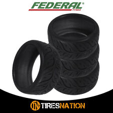 (4) New Federal 595RS-RR 205/50ZR15 89W Tires picture