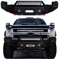 Vijay FIT 2007-2010 Chevy Silverado 2500 3500 Front Bumper w/D-Rings & Lights picture