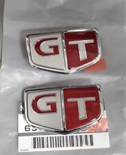 Nissan Skyline GT-R R32 Side Fender GT Emblem Badge Left Right Pairs OEM Genuine picture