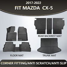 For 2017-2022 Mazda CX-5 Floor Mats Cargo Mats Backrest Mats Trunk Liners picture
