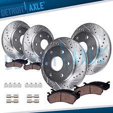 Front Rear Drilled Rotors Brake Pads for 2018 - 2020 F-150 Expedition Navigator picture