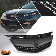 For 12-14 Acura TL Diamond Mesh Insert Front Upper Grille Assembly w/Badge Slot picture