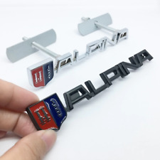 1x NEW black/silver ALPINA grill badge OR TRUNK BADGE Front Grille Emblem  picture