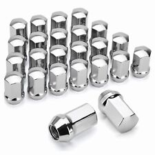 24pc FIT FORD F-150 2015-2020 OEM REPLACEMNT SOLID LUG NUTS 14X1.5 THREAD CHROME picture