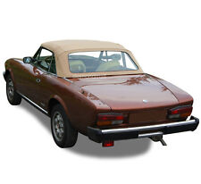 Fiat 124 2000, Spider CS2 1979-1982 Convertible Soft Top Tan Pinpoint Vinyl picture