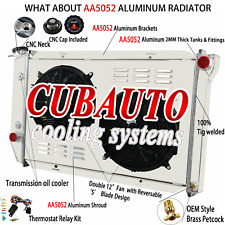 3-ROW Radiator+Shroud Fan+Relay FOR 72-79 Ford Thunderbird Torino/Ranchero AT/MT picture