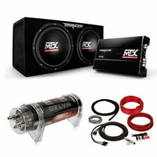 MTX Audio TNP212D2 Terminator Dual Subwoofer Package + Amplifier Bass Package picture
