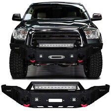 Vijay FIT 2007-2013 Tundra Steel Front Bumper with LED lights and D-rings picture