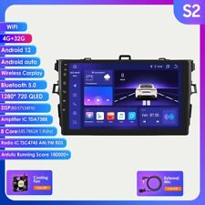 4+32GB Android 12 Carplay Car Stereo Radio GPS Navi For Toyota Corolla 2007-2011 picture