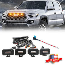 For 2020-22 Toyota Tacoma TRD Sport Offroad Raptor Style Amber LED Grille Lights picture