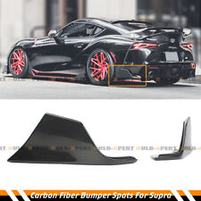 For 2020-24 Supra A90 AG Style Carbon Fiber Rear Bumper Side Corner Aprons Spats picture