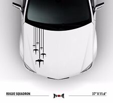 ROGUE SQUADRON X-WING Hood Side  Stripes Car Vinyl Sticker Decal picture