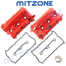 2x Upgrade Aluminum Valve Cover Set for 2008-13 Infiniti G37 2009-20 Nissan 370Z picture