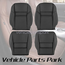 2003-2007 For Honda Accord 4-Door Driver Passenger Bottom Top Seat Cover Black picture