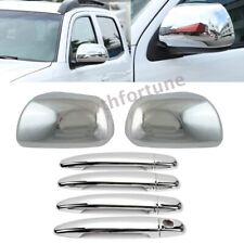 10Pcs/Set Chrome Mirror+Door Handle Lid Cover Trim For Toyota Sienna 2011-2020 picture