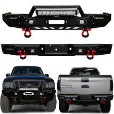 Vijay For 1993-1997 Ford Ranger Front or Rear Bumper w/Winch Plate & LED Lights picture