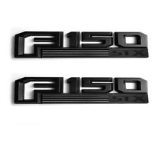 2pcs OEM F150 STX Emblems Fender Badges 3D for F-150 STX Black Genuine New picture