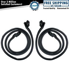 Molded Door Seal Rubber Weatherstrip Pair Set of 2 for 66-77 Ford Bronco picture