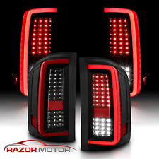 2007-2014 For Chevy Silverado 1500 2500 3500 Black LED Tail Lights Pair picture