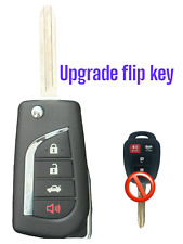 For Toyota Corolla 2014 2015 2016 Upgraded Flip Remote Key Fob HYQ12BDM H Chip picture