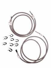 For Chevrolet Silverado 04-10 Ext.Cab Quick Fix Fuel Line; Braided-QFF0002SS picture