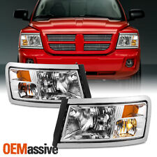 For 2008-2011 Dodge Dakota Pickup Halogen Headlights Lights Lamps Left + Right picture