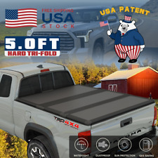 5FT FRP Hard Tri-Fold for 2016-2023 Tacoma Tonneau Cover Truck Bed 60.5inch picture