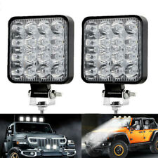 2PC 12V-24V 48W LED Work Light Truck OffRoad Tractor Flood Lights Lamp For Jeep picture