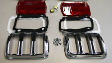 NEW 1965-1966 Ford Mustang Tail Light Bezels, Lens, Gasket, Screw Kit Complete picture