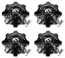 4x NEW Fuel Off Road Wheel Rim Center Caps Gloss Black Bolt On 8 Lug 1002-53GB picture