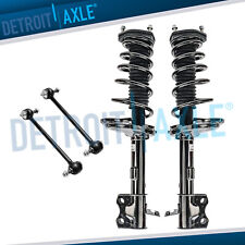 AWD 4pc Rear Struts w/ Coil Spring + Sway Bar Links for Toyota Highlander Venza picture