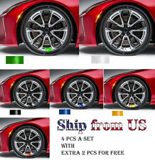 Universal Sports Race Car Wheel Rim Vinyl Decal Sticker Hash Mark Stripe Overlay picture